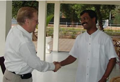 Mr.Tamilselvan with Norwagian deputy ambassador