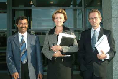 Mr.Tamilselvan and Ms.Paivi Luostarinen